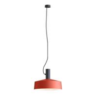Wever & Ducre - Roomor 1.0 Shade 3.0 Hanglamp Zwart / Rood - thumbnail