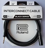 Roland RCC-15-TRXM Black Series XLR male-TRS jack male 4.5m - thumbnail