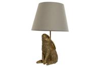 Bureaulamp Home ESPRIT Beige Gouden Hars 50 W 220 V 30 x 30 x 58 cm - thumbnail