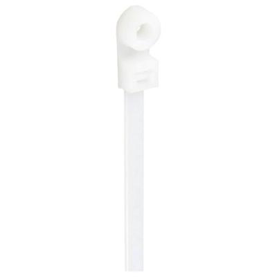 TRU COMPONENTS TC-12814168 Kabelbinder 400 mm 7.6 mm Natuur Met schroefsokkel, Chemische bestendigheid 100 stuk(s)