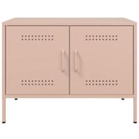 Tv-meubel 68x39x50,5 cm staal roze - thumbnail