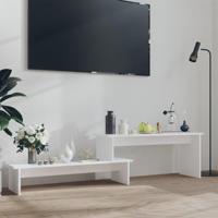 VidaXL Tv-meubel 180x30x43 cm bewerkt hout wit - thumbnail