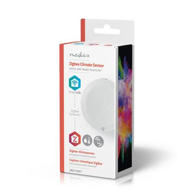 Nedis Slimme Klimaatsensor | Zigbee 3.0 | Wit | 1 stuks - ZBSC10WT ZBSC10WT
