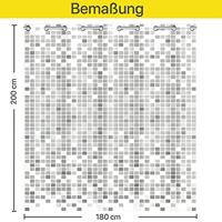 EISL Douchegordijn - Mozaïek Grijs - BA0403 BA0403 - thumbnail