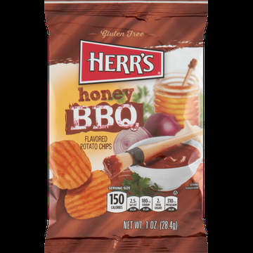Herr&apos;s Honey BBQ Flavored Potato Chips 28,4 g bij Jumbo