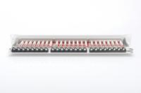 Digitus DN-91624S-EA 24 poorten Netwerkpatchpaneel 483 mm (19) CAT 6A 1 HE Grijs-wit (RAL 7035) Ingericht - thumbnail
