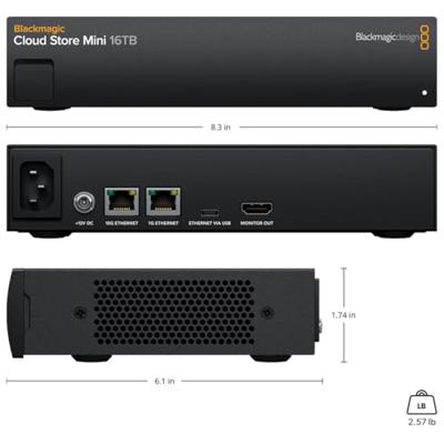 Blackmagic Cloud Store Mini 16TB