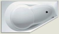 RIHO Yukon standaard bad 160x90cm Wit glans Hoekopstelling Links BA34005 B008001005 - thumbnail