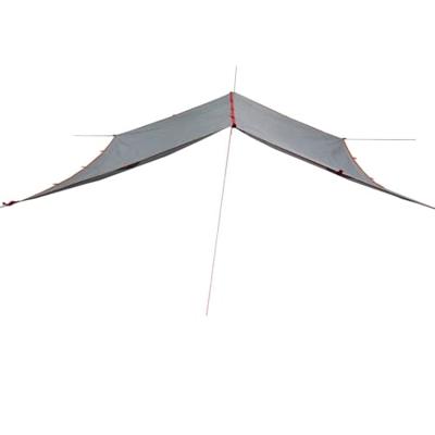 VidaXL Kampeerluifel waterdicht 360x294 cm grijs en oranje