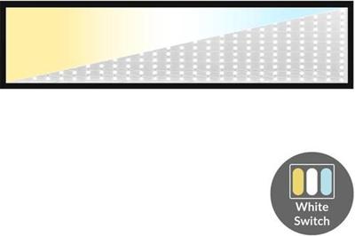 Enzo Led backlit paneel zwart 120x30cm 30w 4050lm tri-white - 5016260