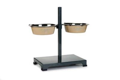Standaard A la Carte met 2 creme 25 cm hondenvoerbakkenbakken