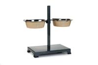 Standaard A la Carte met 2 creme 25 cm hondenvoerbakkenbakken - thumbnail