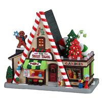 Lemax the sweet shack verlicht kersthuisje Caddington Village 2023 - thumbnail