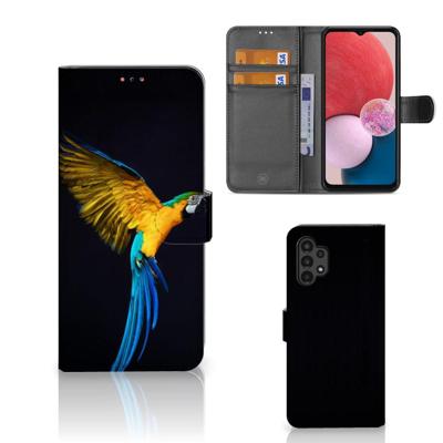 Samsung Galaxy A13 (4G) | Telefoonhoesje | Met pasjeshouder | Papegaai