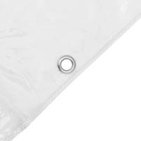 Doorzichtig zeildoek met zeilringen 3x4 m PVC - thumbnail