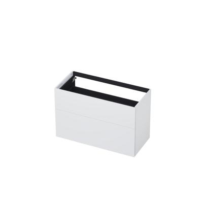 INK - Onderkast 2 Laden Push To Open 65cm Gelakt - 1000x450x650 Mm - Hoogglans Wit