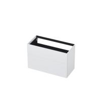 INK - Onderkast 2 Laden Push To Open 65cm Gelakt - 1000x450x650 Mm - Hoogglans Wit - thumbnail