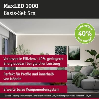 Paulmann MaxLED 1000 71246 LED-strip basisset 230 V 5 m Neutraalwit 1 set(s)