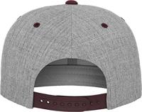 Flexfit FX6089MT Classic Snapback 2-Tone - Heather Grey/Maroon - One Size - thumbnail
