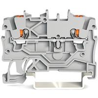 WAGO 2200-1201 Doorgangsklem 3.50 mm Push-In-klem Grijs 100 stuk(s) - thumbnail