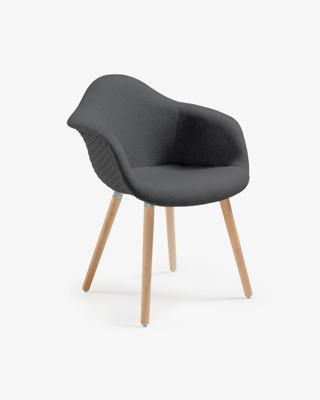 Kevya stoel  donkergrijs