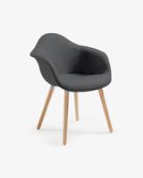 Kevya stoel  donkergrijs - thumbnail
