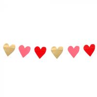Kartonnen Hartjes Slinger Valentijn (2m) - thumbnail