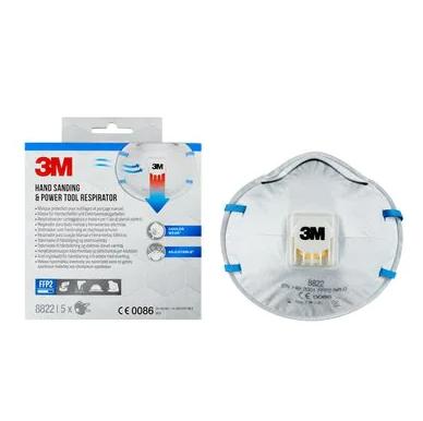 3M Cool Flow stofmasker, FFP2, met ventiel, pak van 5 stuks 3M Cool Flow stofmasker, FFP2, met ventiel, pak van 5 stuks