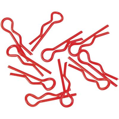 XCeed 1:10 Bodyklemmen Rood (fluorescerend) 1 stuk(s)