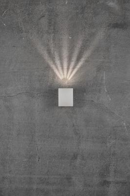 Nordlux Canto kubi2 49711001 LED-buitenlamp (wand) 12 W Wit Nordlux Canto kubi2 49711001 LED-buitenlamp (wand) 12 W Wit