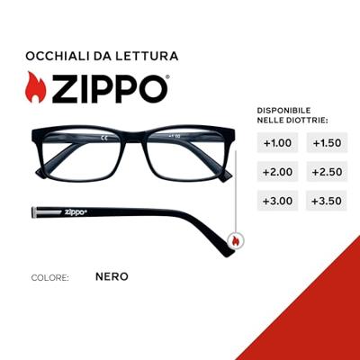 Leesbril Zippo -31Z-B20-BLK- +2.50 Leesbril Zippo -31Z-B20-BLK- +2.50
