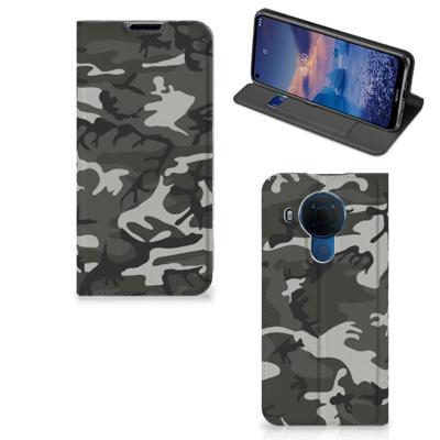 Nokia 5.4 | Hoesje met Magneet | Army Light