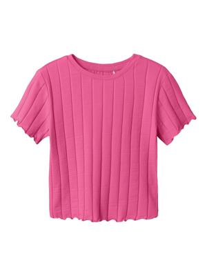 Name it zomer crop top meisjes - roze - Nkfnoralina