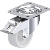 Blickle LE-PO 80R-FI Zwenkwiel met rem Wieldiameter: 80 mm Draagvermogen (max.): 150 kg 1 stuk(s) - thumbnail