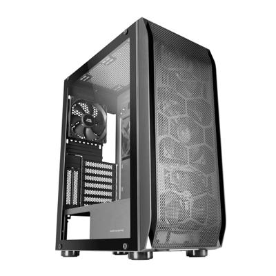 ATX Semi-toren BehuizingMars Gaming MCPRO2 Zwart ARGB