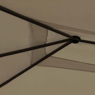 Prieel met paalhoezen 160 g/m 3x4x2,6 m taupe Prieel met paalhoezen 160 g/m 3x4x2,6 m taupe