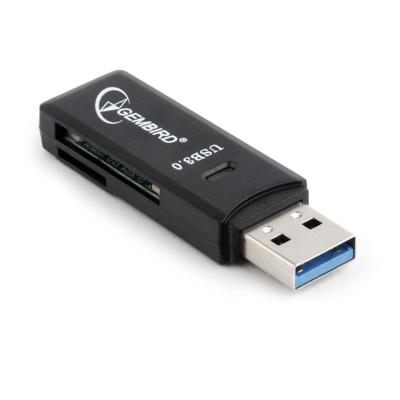 Gembird UHB-CR3-01 USB Zwart geheugenkaartlezer