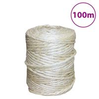 VidaXL Touw 4 mm 100 m 100% sisal - thumbnail
