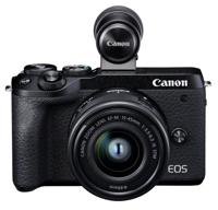 Canon EOS M6 Mark II Mirrorless Digital Camera with 15-45mm Lens, Black - thumbnail