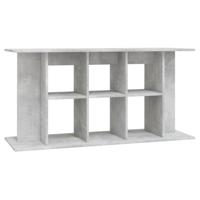 Aquariumstandaard 120x40x60 cm bewerkt hout betongrijs - thumbnail