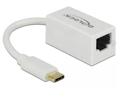 DeLOCK SuperSpeed USB-C (USB 3.1 Gen 1) male > Gigabit LAN 10/100/1000 Mbps compact adapter
