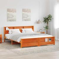 Bedframe Wasbruin 200 x 200 cm Massief grenenhout - thumbnail
