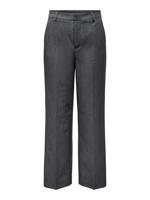 Only Onlhattie-lana Hw W Mel Pant Tlr Noos Broek Dark Grey Melange - thumbnail