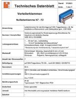Pollmann Elektrotechnik 2020266 Nulgeleiderklem Meerdere kleuren 1 stuk(s) - thumbnail