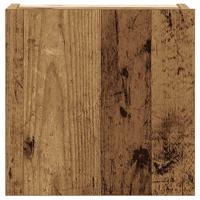 6-delig Tv-meubelset wandmontage bewerkt hout oud houtkleurig - thumbnail