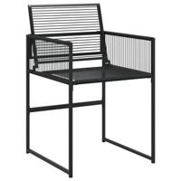 9-delige Tuinset poly rattan zwart - thumbnail