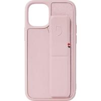 Decoded Dual Stand Apple iPhone 12 mini Back Cover Leer Roze - thumbnail