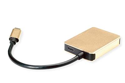 ROLINE GOLD USB Type C Docking Station, HDMI 4K, 2x USB 3.2 Gen 1, 1x PD ROLINE GOLD USB Type C Docking Station, HDMI 4K, 2x USB 3.2 Gen 1, 1x PD
