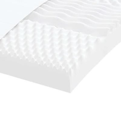 Schuimmatras 7 zones hardheid 20 ILD 120x220 cm wit - thumbnail