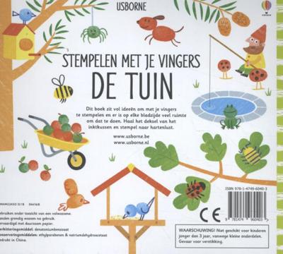 WPG Uitgevers Stempelen met je vingers - de tuin